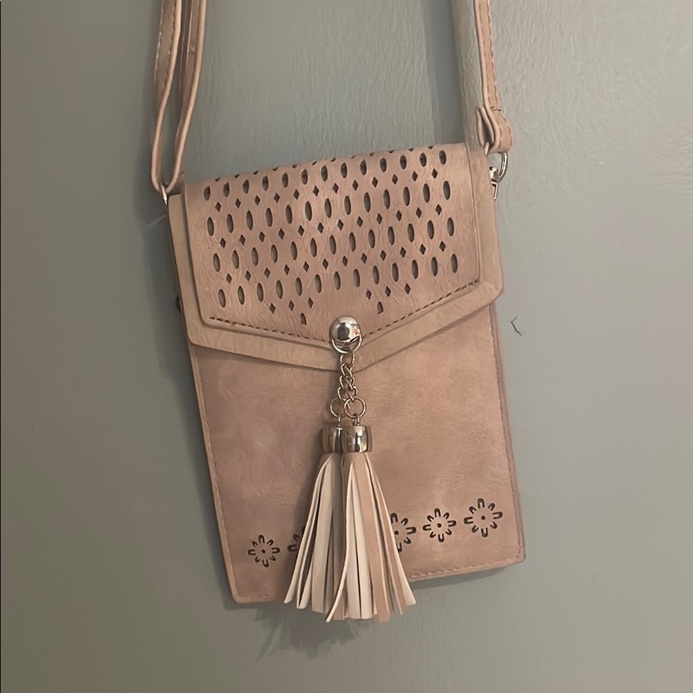 Boho Cross-Body Purse Faux Leather